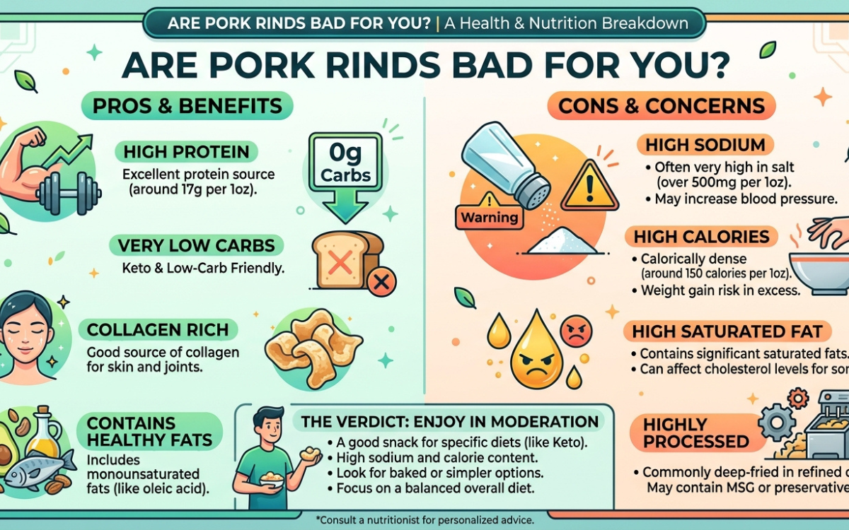 Are pork rinds bad for you