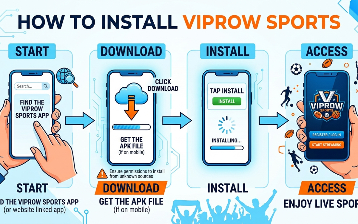 How to install viprow sports