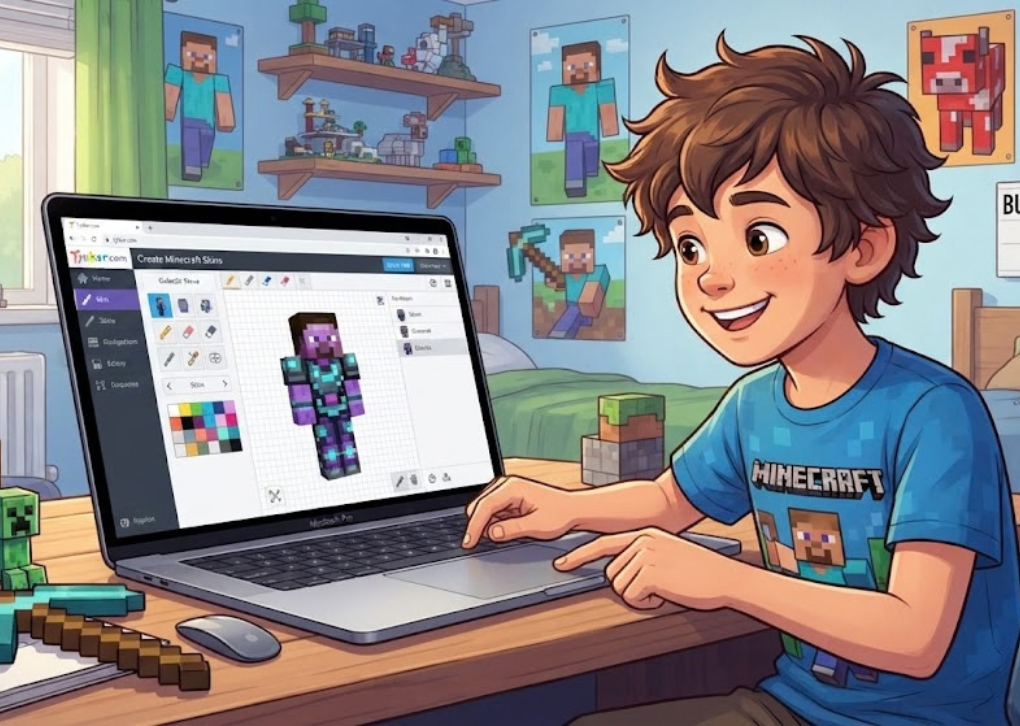 Tynker com minecraft skins